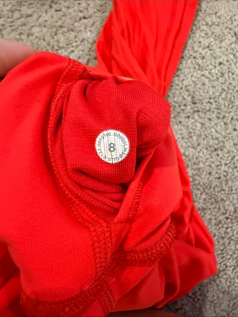 lululemon athletica Bright Red High-Rise Leggings - Picture 3 of 3